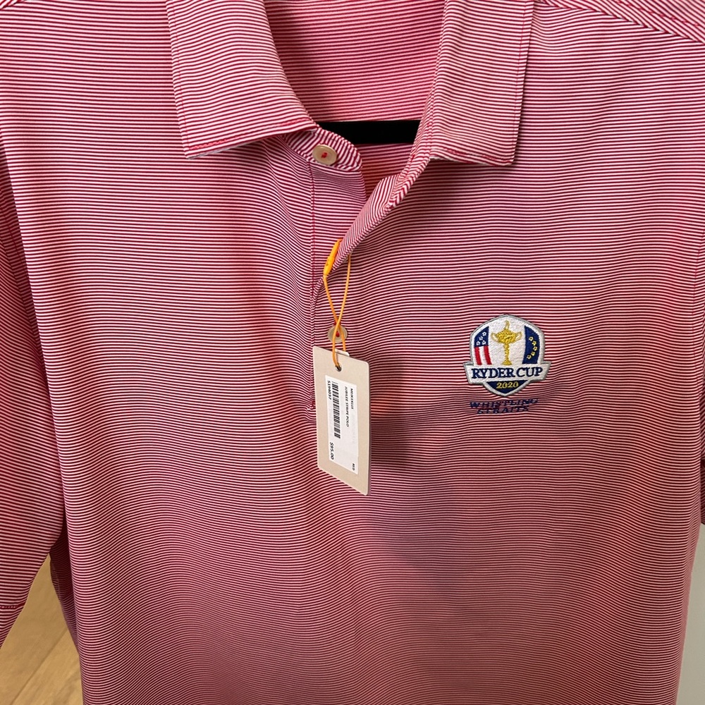 peter miller ryder cup golf shirt - never been worn, tags still on - size medium